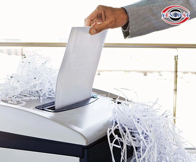 máy hủy giấy tiếng Anh là gì?