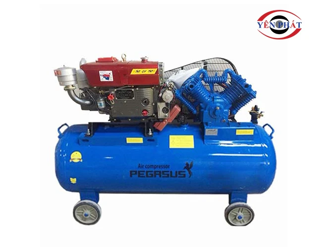 Máy khí nén chạy dầu diesel Pegasus TM-V-1.05/12.5-500L-10HP