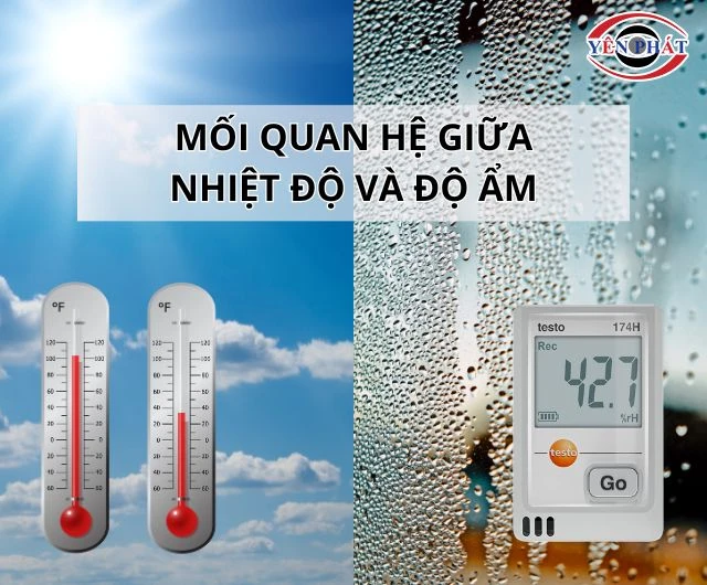 Nhiệt độ và độ ẩm có mối quan hệ như thế nào?