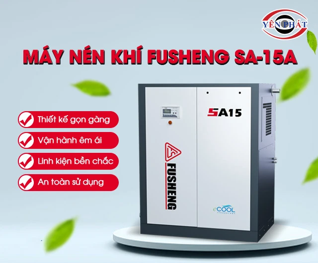ưu điểm của Máy nén khí trục vít Fusheng SA-15A