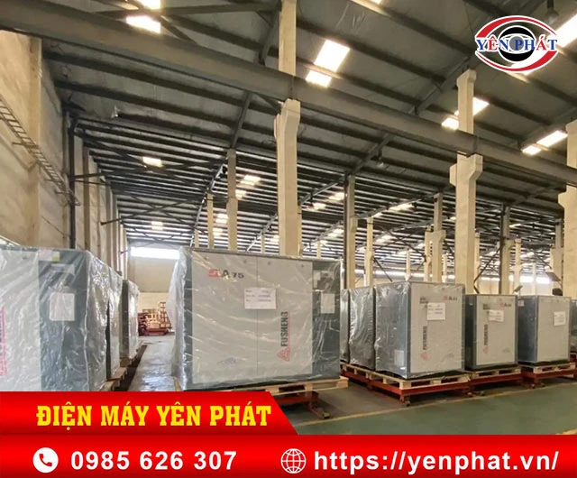 yên phát máy bơm khí trục vít Fusheng SA-15A chính hãng