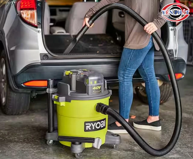 Cách dùng máy hút bụi Ryobi