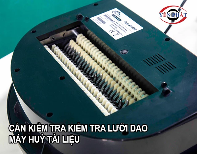 Kiểm tra lưỡi dao