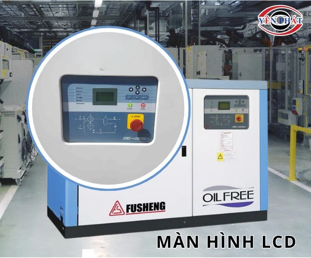 Máy nén khí trục vít SA-90A/W có màn hình LCD