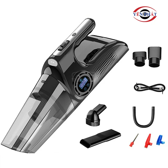 Máy hút bụi bơm lốp ô tô Aikesi 4 in 1