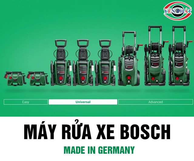 máy rửa xe Bosch của nước nào