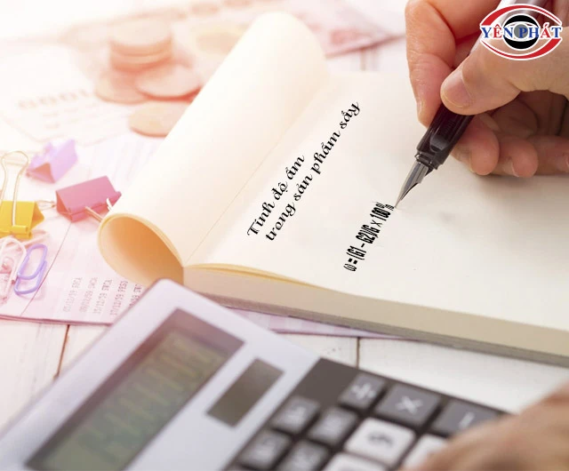 Tính độ ẩm trong sản phẩm sấy 