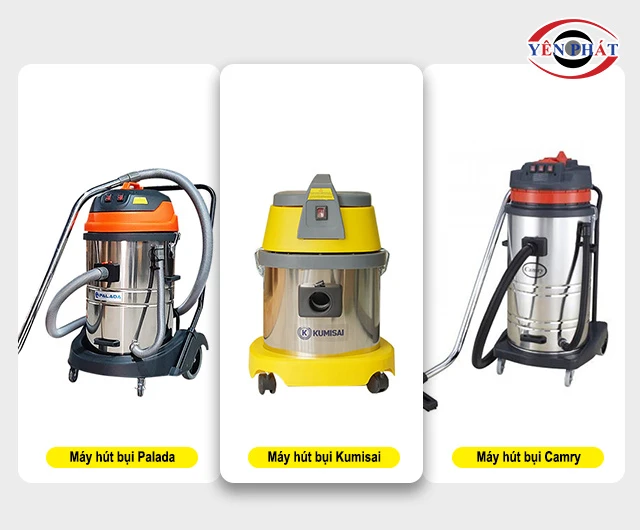 phân loại máy hút bụi nhà xưởng theo brand