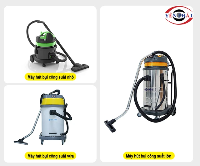 phân loại máy hút bụi nhà xưởng theo công suất