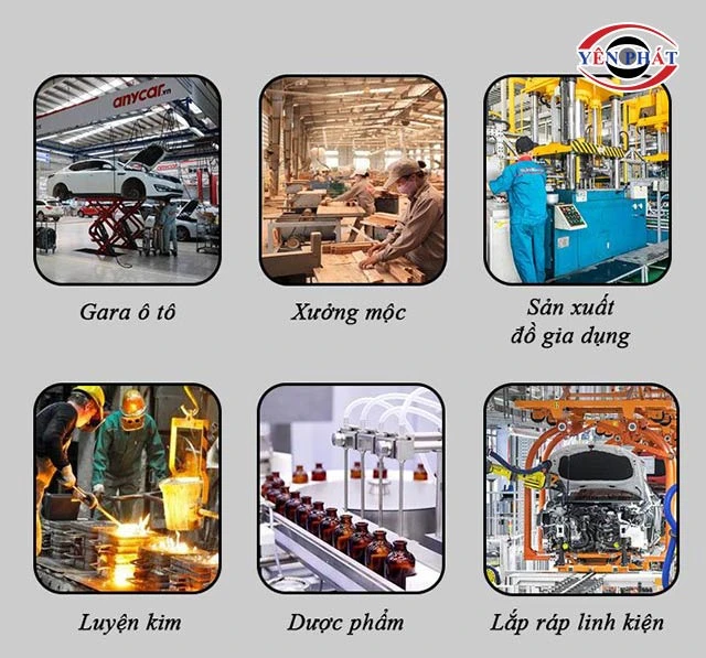 Ứng dụng của máy khí nén công nghiệp 