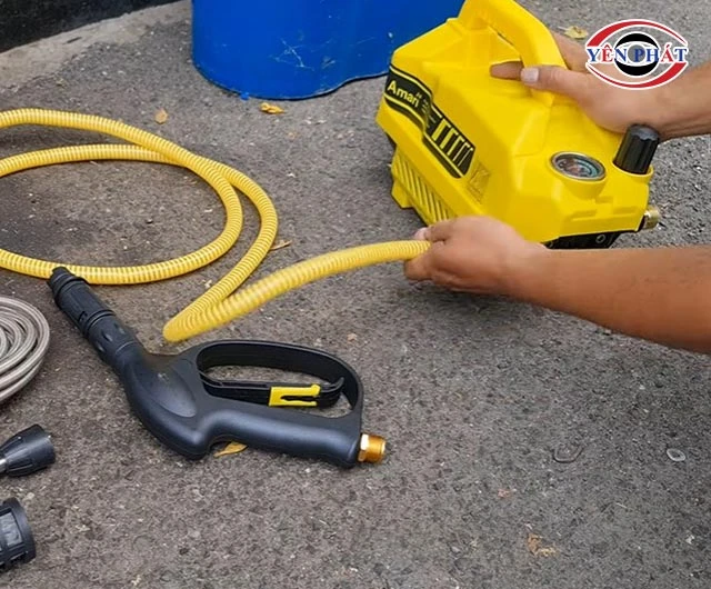 cách lắp ống hút nước