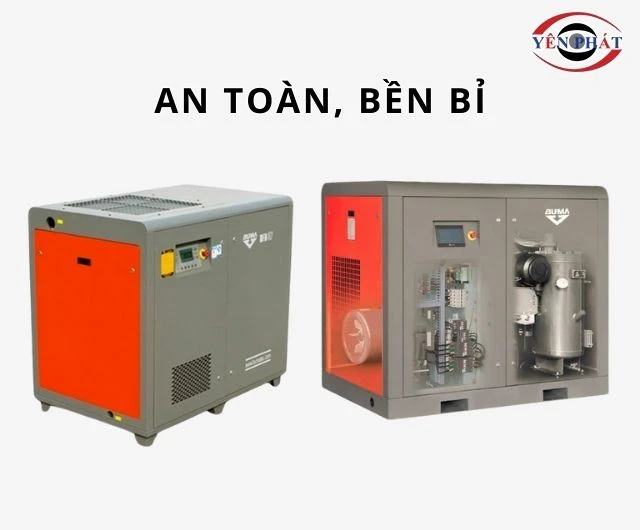 Máy nén khí Bumatec có chất liệu dày dặn