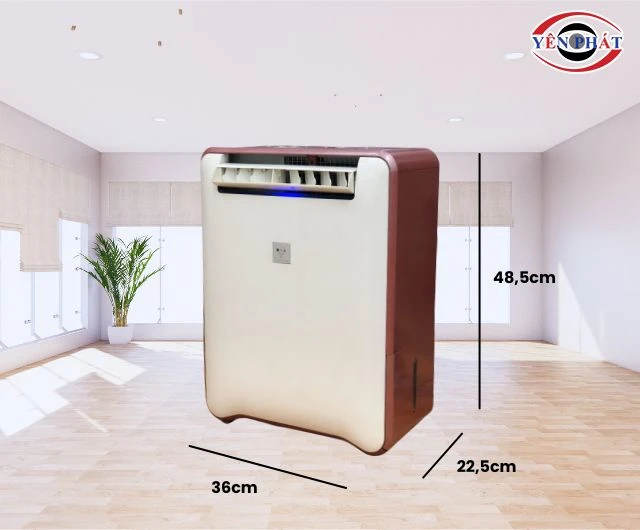 Máy hút ẩm Sharp CV - R63CX có kích thước nhỏ gọn