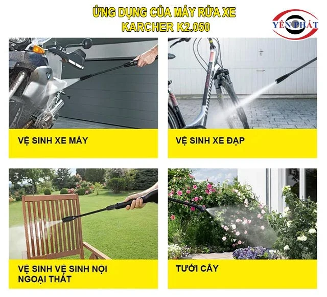 Ứng dụng của Karcher K2.050