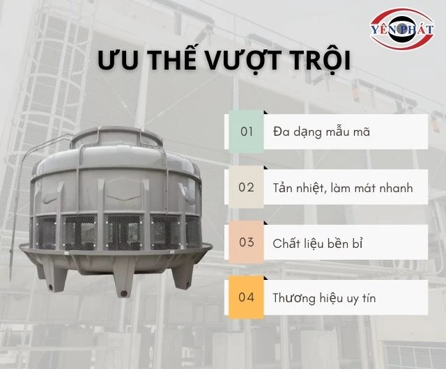 Tháp giải nhiệt Spacco có nhiều ưu thế vượt trội