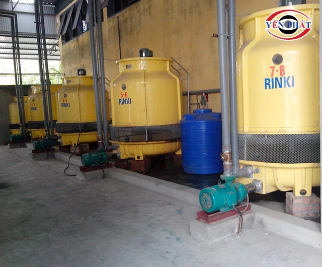 sử dụng Tháp hạ nhiệt Rinki