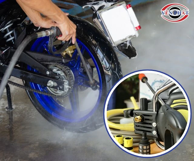 Máy Rửa Xe Amaxtools có công suất và lực xịt cực mạnh
