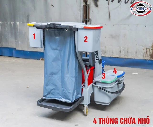 Thùng chứa xe dọn vệ sinh KMS AF08191E
