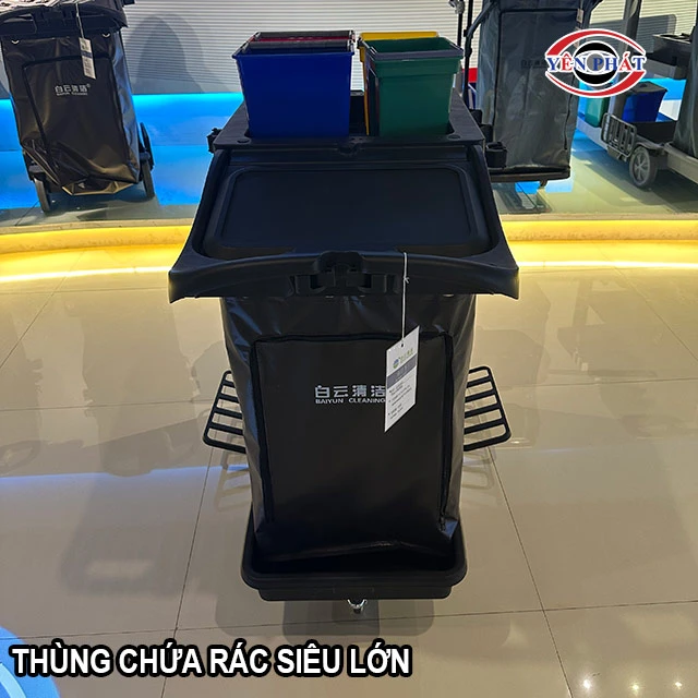 Trang bị thùng rác lớn siêu tiện
