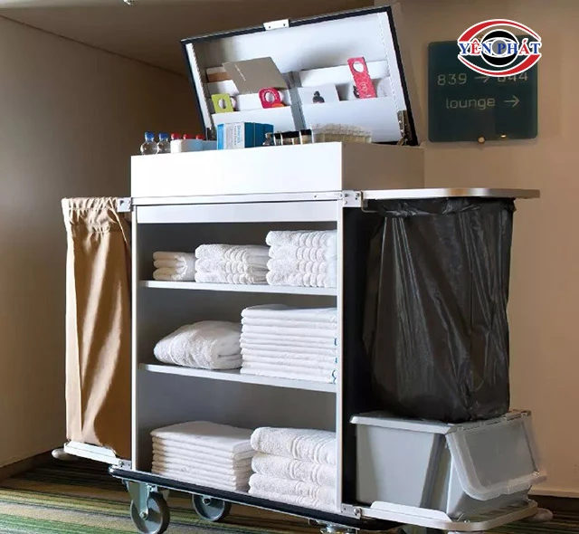 Xe trolley buồng phòng