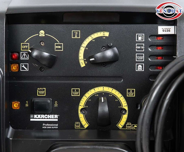 Bảng điều khiên máy rửa xe công nghiệp Karcher HDS 2000 Super