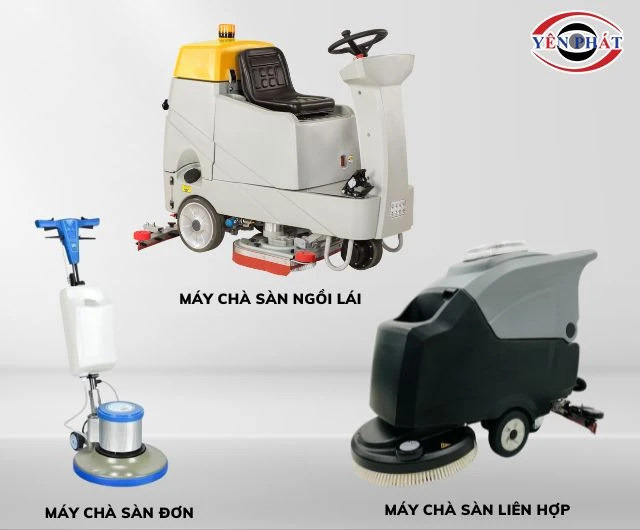 Máy chà sàn Sauber có 3 loại phổ biến