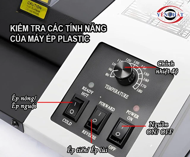 kiểm tra các tính năng của máy