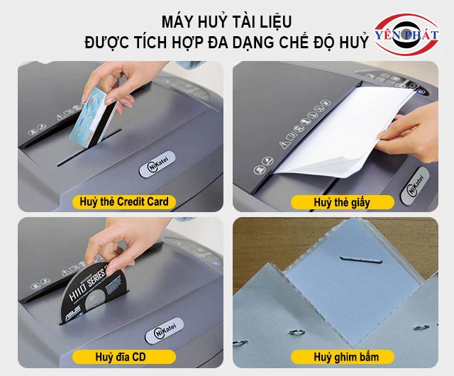 Hủy đa dạng các loại vật liệu
