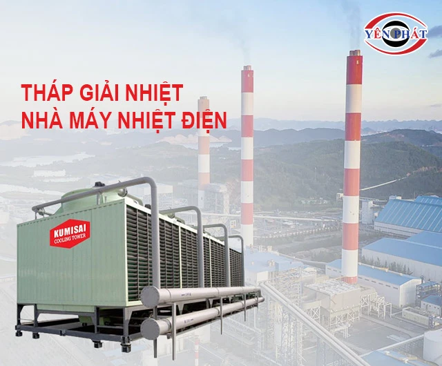 tháp giải nhiệt nhà máy nhiệt điện