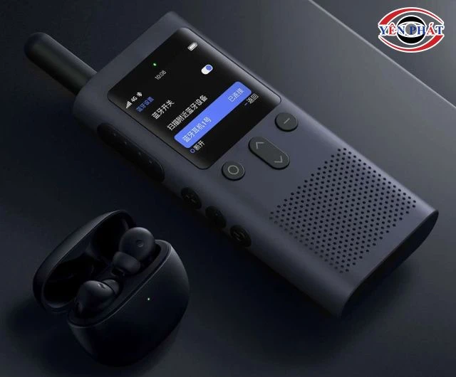 Bộ đàm Xiaomi Walkie Talkie 3 có thể kết nối tai nghe Bluetooth
