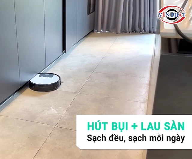 Hút bụi & lau sàn tốt