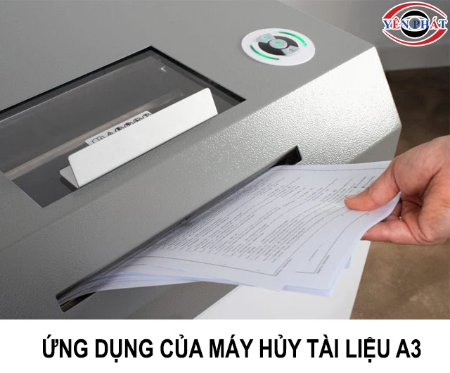 Ứng dụng của máy hủy tài liệu A3