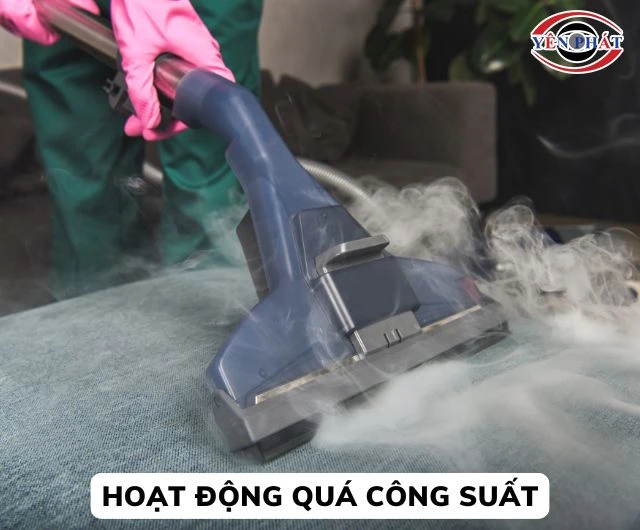 Máy hút bụi nóng quá tự ngắt do quá tải