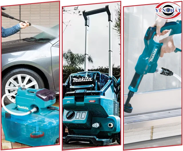 Máy rửa xe pin Makita