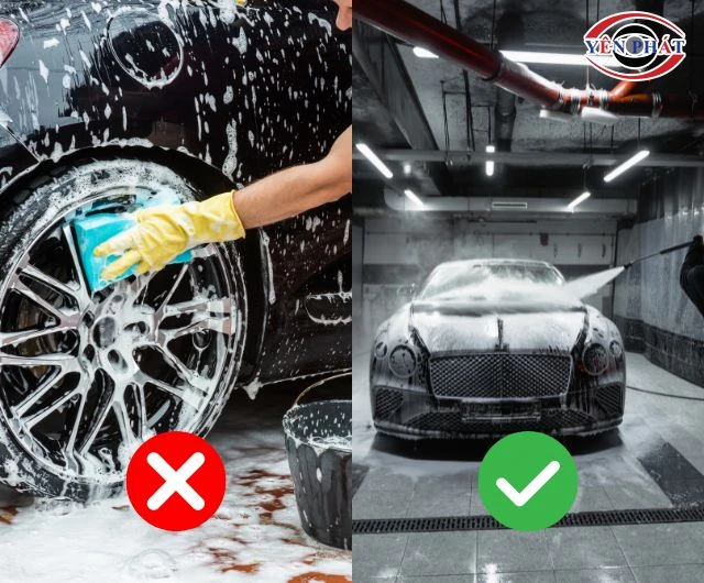 Nước rửa xe không chạm Nerta siêu tiện lợi