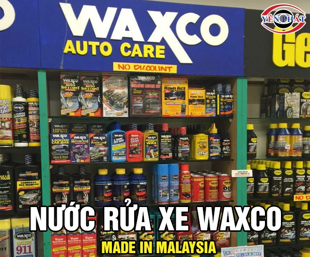 Nước rửa xe Waxco của nước nào