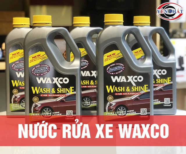 Nước rửa xe Waxco: Giải pháp làm sạch & đánh bóng tiện lợi