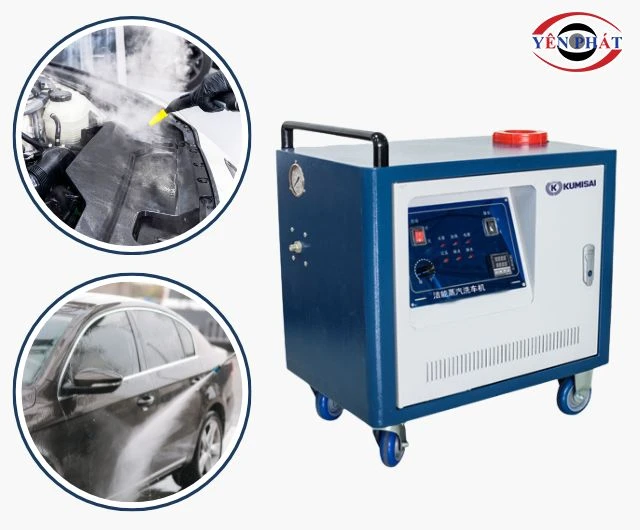 Máy rửa xe hơi nước nóng Kumisai KMS2022 được sử dụng nhiều trong đời sống