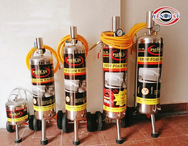 thiết kế nhỏ gọn của bình bọt tuyết