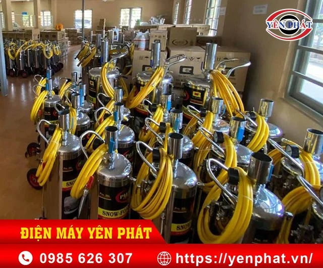 yên phát cung cấp bình tạo bọt tuyết chính hãng