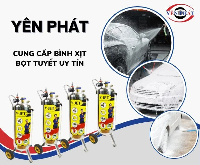 Bình bọt tuyết V-jet PR_45 chất lượng tại Yên Phát