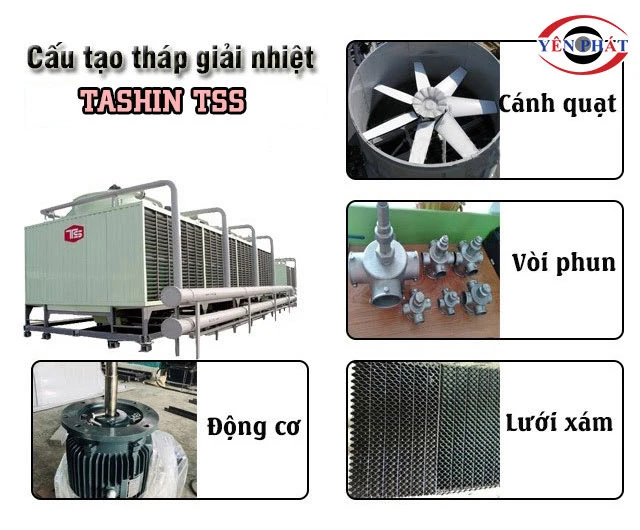 Cấu tạo của tháp giải nhiệt nước TSS
