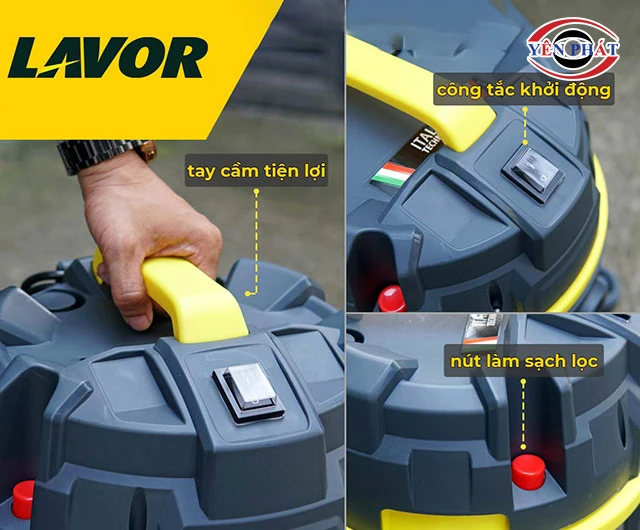 Máy hút khô và ướt Lavor Dozzy 20XS sử dụng tiên lợi