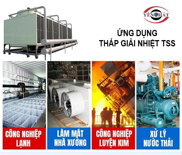 ứng dụng của tháp giải nhiệt TSS