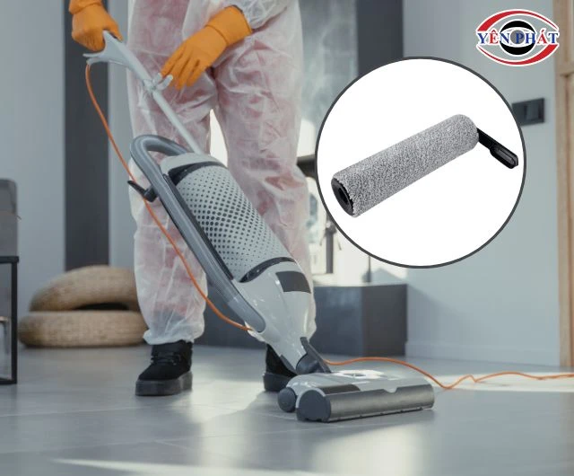 Máy hút bụi có mùi khét do kẹt con lăn