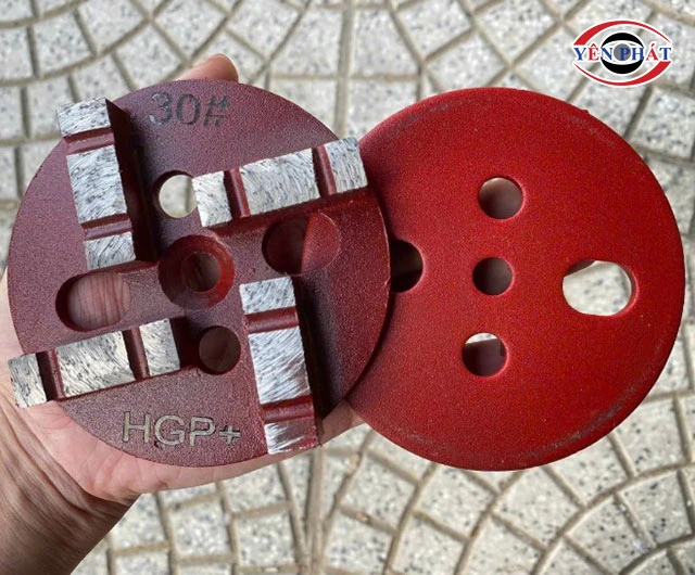 đĩa mài bê tông 4 thanh HPG 4 inch