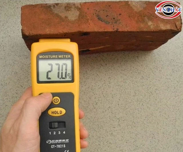 Cách đo độ ẩm vật liệu bằng điện trở