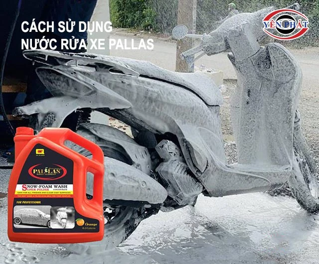Cách sử dụng nước rửa xe Pallas
