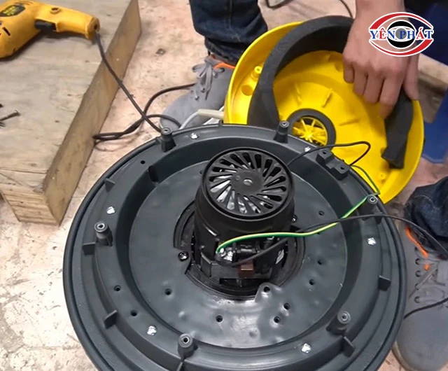 lắp đặt motor máy hút bụi 1200W