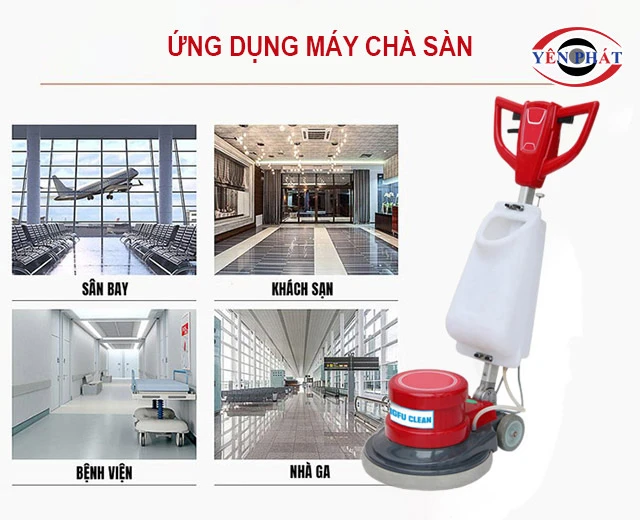 ứng dụng của máy chà sàn tại Hải Phòng